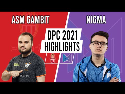 ASM GAMBIT VS NIGMA  Singapore Major 2021: Wild Card