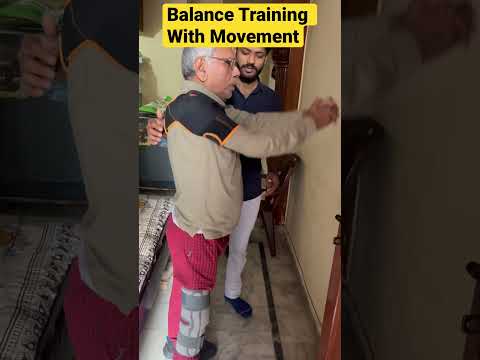 Balance Training Exercises Post stroke rehab#physiotherapy #shorts #viral #youtubeshorts #education