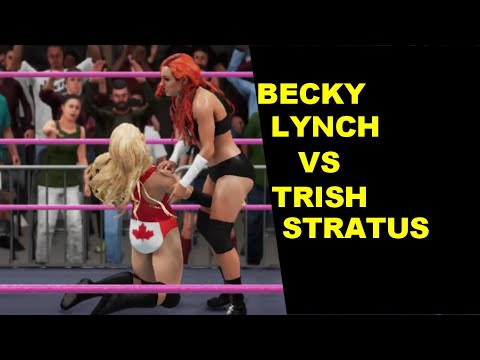 WWE 2K18 Becky Lynch vs Trish Stratus - Knockout Match