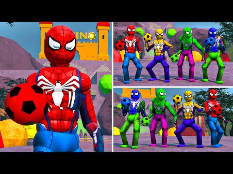 Thrilling AI Battles: NPC Euphoria SPIDERMAN GAME Ragdoll Showdown!