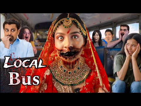 I did *GHOST* Bride Makeup in *Public* BUS 💀 *Shocking Reaction* 😰 OMG 😱