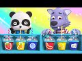 Fruits Vegatables Smoothie Challenge Learn Colors Nursery Rhymes Kids Songs BabyBus