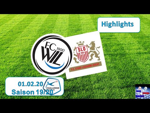 Highlights: FC Wil vs FC Stade - Lausanne - Ouchy (01.02.2020)