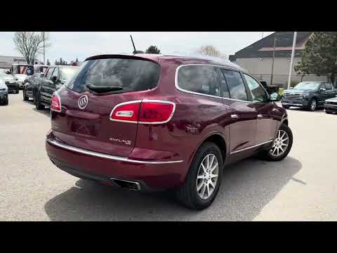 2017 Buick Enclave AWD 4dr Leather in Red for sale at Boyer Pickering Chevrolet Cadillac Buick GMC Ltd. in Pickering, ON