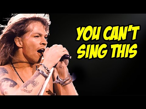 The 3 CRAZIEST Axl Rose vocal lines