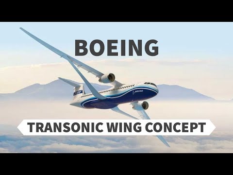 Boeing Unveils New Transonic Wing Design
