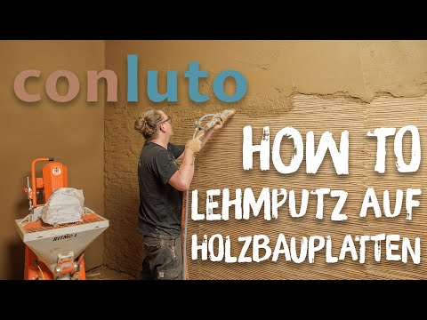 HOW TO: Lehmputz auf Holzbauplatten