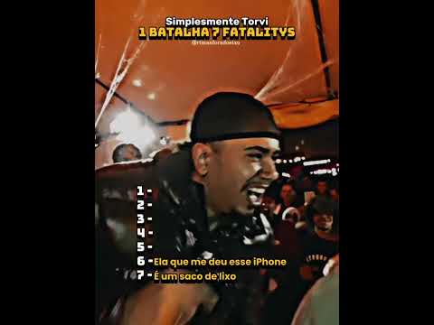 TORVI FANTASMA 1 BATALHA 7 FALALITYS PT.1 #rap #batalhaderimas #rimas #batalhadaaldeira