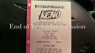 All in on Keno!!! 😃😃