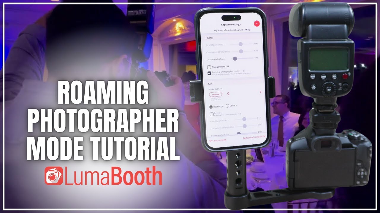 Roaming Photography with your iPhone or iPad in LumaBooth