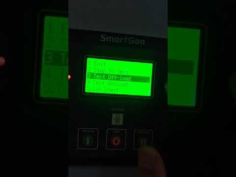 offload generator running through ATS Panel
