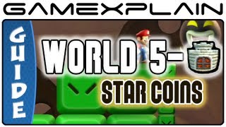 New Super Mario Bros. U - Soda Jungle-Snake Block Tower Star Coins Guide & Walkthrough