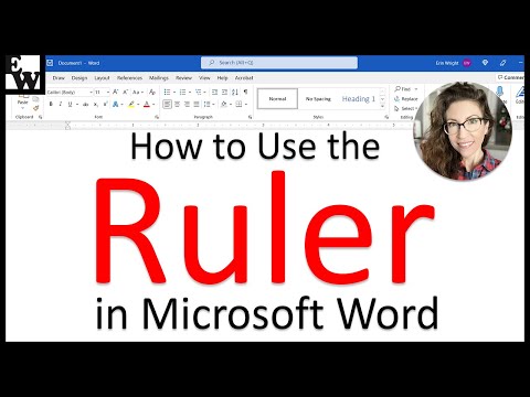 How to Use the Ruler in Microsoft Word Video