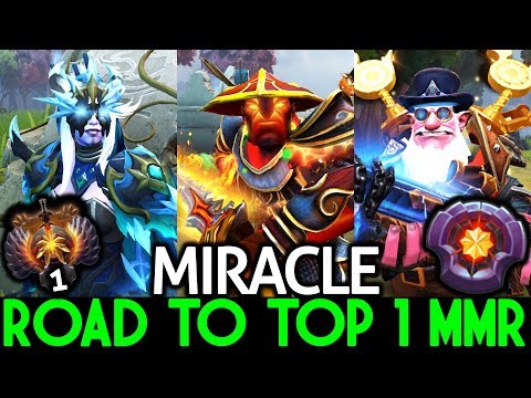 Miracle- Solo Mid Plays Monster Unstoppable Road to Top 1 MMR 7.21 Dota 2