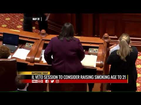 Illinois State Senate passes bill to make smoking age 21