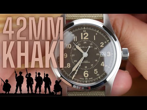 The Swiss Field Watch for Large Wrists  I  Hamilton H70605993  I  42mm With a Brown Dial