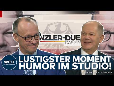 WELT TV DUELL: Scholz und Merz liefern sich ironischen Schlagabtausch | "Das kann er besser!"