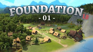 Bouseval, the future jewel of medieval towns! // FOUNDATION 1.0 gameplay fr
