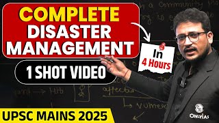 Complete Disaster Management for UPSC CSE in 1 video | Marathon session for UPSC | PWOnlyIAS