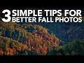 3 Fall / Autumn Photography Tips