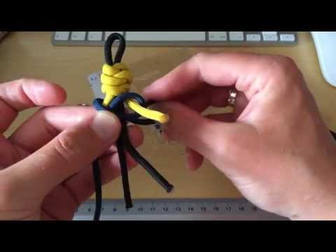 Paracord Minion Schlüsselanhänger Selbstgemacht