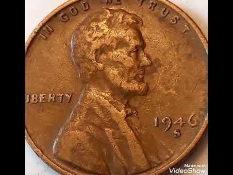 1946S lincoln penny Worth money Rare