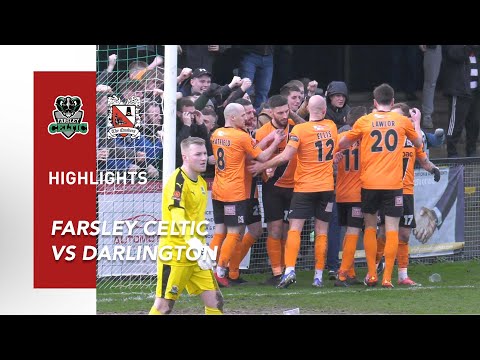 Farsley Celtic 0-6 Darlington - National League North - 2021/22