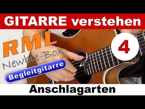 RML Newbie-Box Begleitgitarre 04 - Anschlagarten