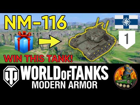 NM-116 II GIVEAWAY! II Sneaky Sniper! II World of Tanks Console Modern Armour II Gladiators Season