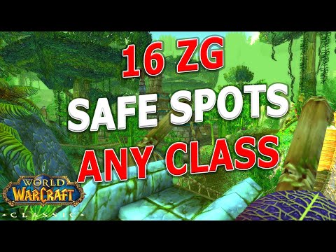 WoW Classic - EVERY ZG SOLO SAFE SPOT I KNOW! Make your gold farms safe!