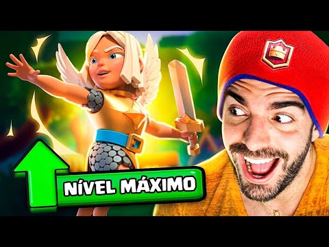 FINALMENTE! UPEI CURADOURA GUERREIRA PARA O NÍVEL MAXIMO NO CLASH ROYALE!