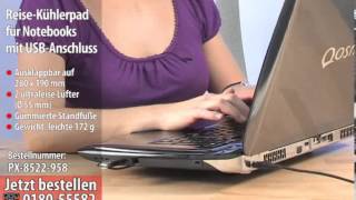 PEARL kompaktes Kühlerpad für Notebooks mit USB-Anschluss