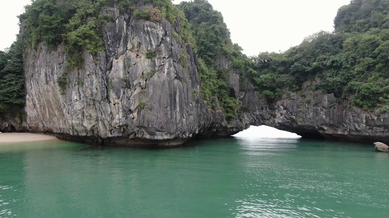Discover the serene charm of Ba Trai Dao Islets, where nature's artistry creates a breathtaking seascape.
