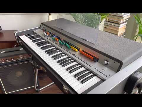 See Video! Vintage 1960s Teisco Checkmate 23 Bass + Organ Amplifier vox farfisa image 10