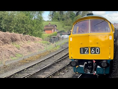 D 1062 Western Courier. Ride Along Part 2. Severn Valley Railway. 7/5/23
