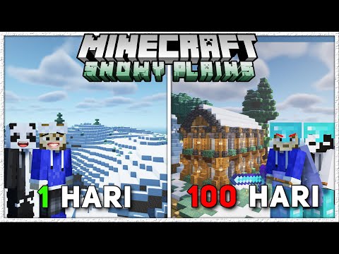 100 Days In Minecraft 1.18.1 But SNOWY Plains Only