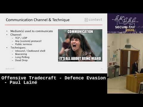 Securi-Tay 2020: Offensive Tradecraft - Defence Evasion - Paul Laîné
