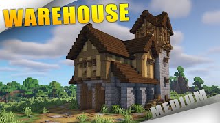 Minecraft: How to build a Warehouse - Decorative Building Tutorial