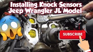 How to: Install Knock Sensor, Intake Manifold & Oil Cooler NEW Jeep Wrangler JL Model (2018-UP) 3.6L