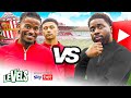 2 Pro Footballers vs 1 YouTuber | SUNDERLAND vs PK HUMBLE