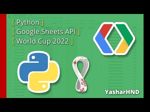 Python Google Sheets Api World Cup 2022