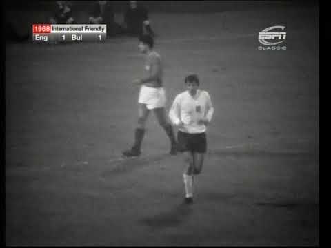 11/12/1968  International Friendly ENGLAND v BULGARIA