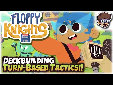 NEW DECKBUILDING TURN-BASED TACTICS GAME! | Let's Play Floppy Knights | 1