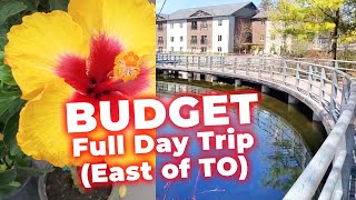 FUN BUDGET ROAD TRIP EAST OF TORONTO (full day plan: cafes, plant nursery, places of interest)