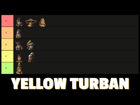 Yellow Turban Tier List | Total War: Three Kingdoms Characters Tier List