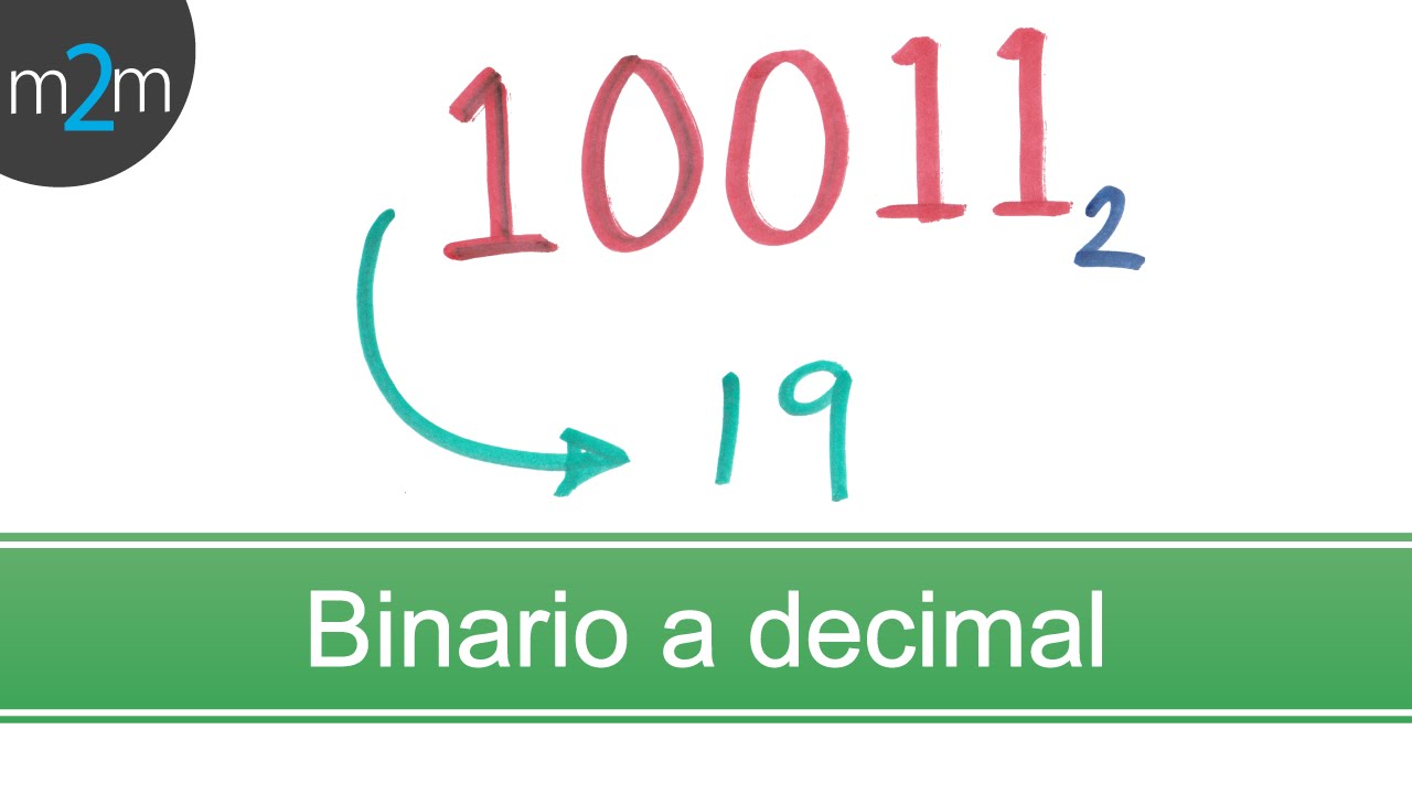 Convertir un número de binario a decimal
