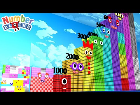 Numberblocks Step Squad NEW 1 to 169 9000 BIGGEST - The Amazing Step Squad Numberblocks HUGE