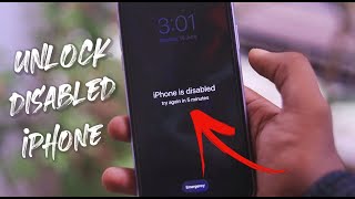 iPhone is Disabled ? Unlock iPhones Without Data Loss ( iPhones + iPads ) ✔