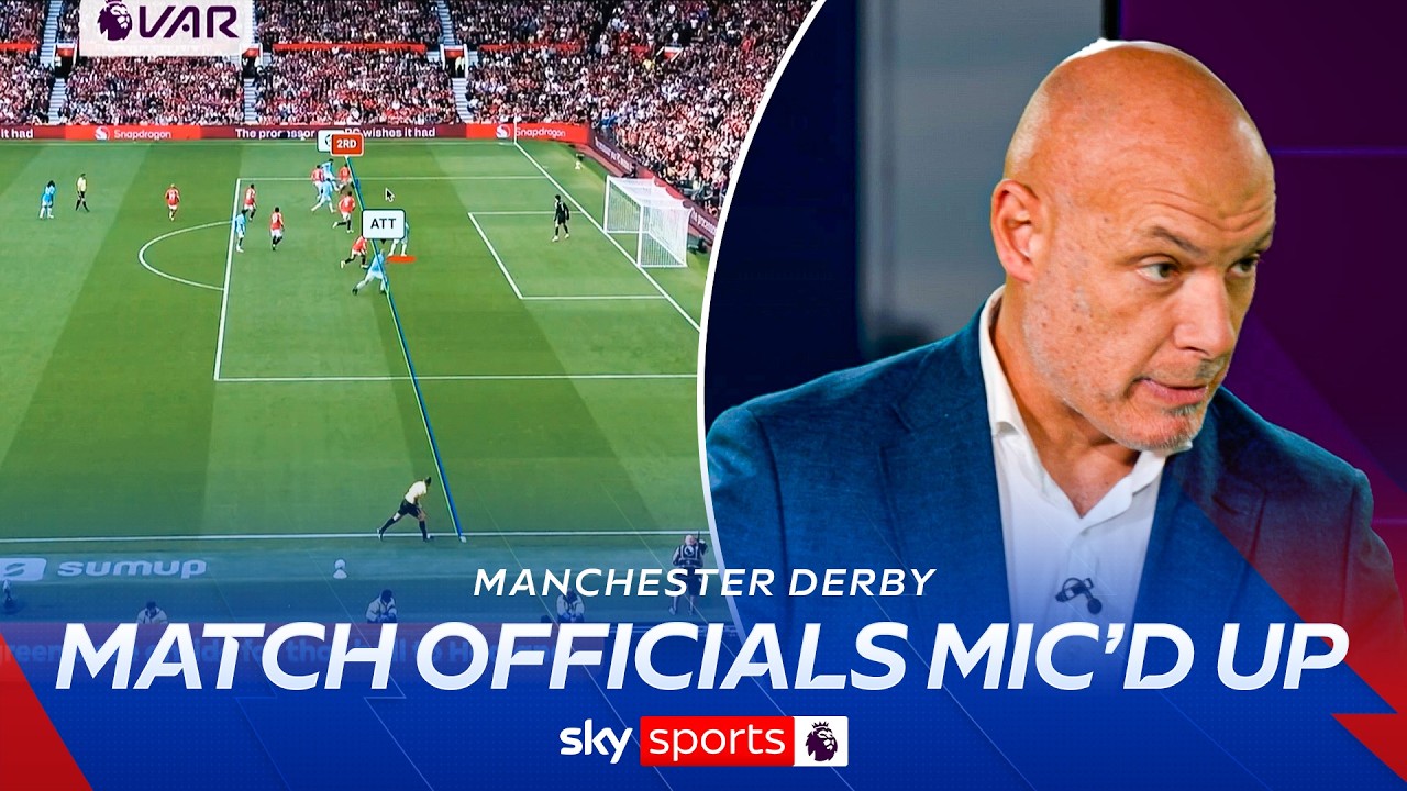 FULL VAR AUDIO of Haaland's controversial Manchester derby winner | Match Officials Mic'd Up