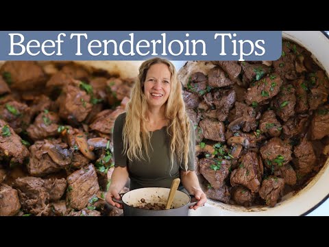 Beef Tenderloin Steak Tips for Date Night | Valentine's Dinner at Home
